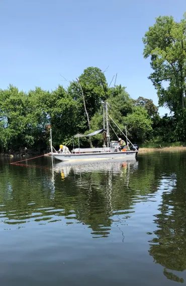 TG&B Marine Services Carolina Skiff in the field